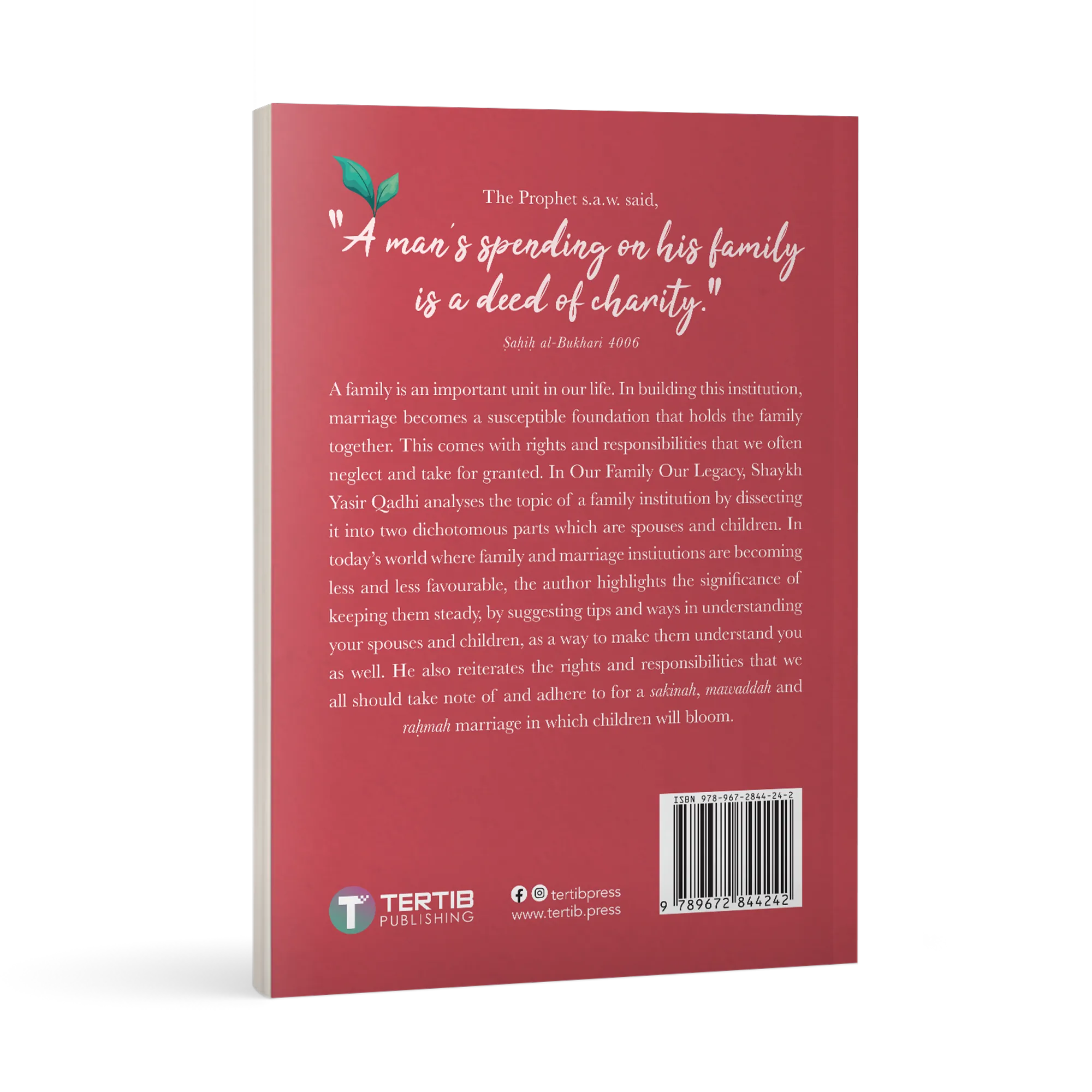 Our Family Our Legacy by Dr Yasir Qadhi