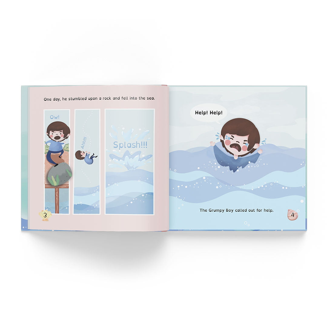 The Whale and the Grumpy Boy by Nada Al-Attili